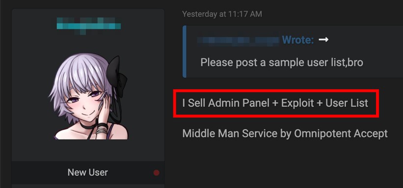 Sell Admin Panel | SOSECURE MORE THAN SECURE